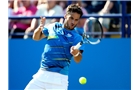 EASTBOURNE, ENGLAND - JUNE 21:  Feliciano Lopez of Spain in action during the Men's Final between Richard Gasquet of France and Feliciano Lopez of Spain at the Aegon International at Devonshire Park on June 21, 2014 in Eastbourne, England.  (Photo by Ben Hoskins/Getty Images)